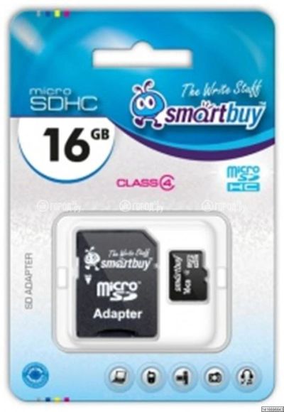 Лот: 4633619. Фото: 1. Карта памяти MicroSDHC 16Gb 4... Карты памяти