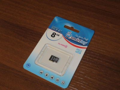 Лот: 3715374. Фото: 1. Карта памяти micro SDHC 8 gb. Карты памяти