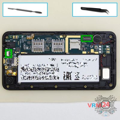 Лот: 11627715. Фото: 1. micromax q 301 системная плата. Микросхемы и платы