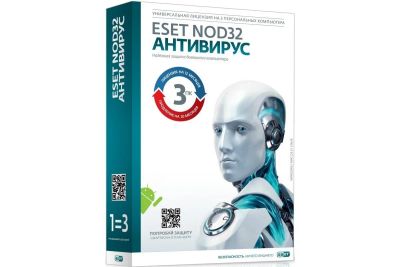 Лот: 12008384. Фото: 1. Антивирус ESET NOD32 Антивирус... Системные