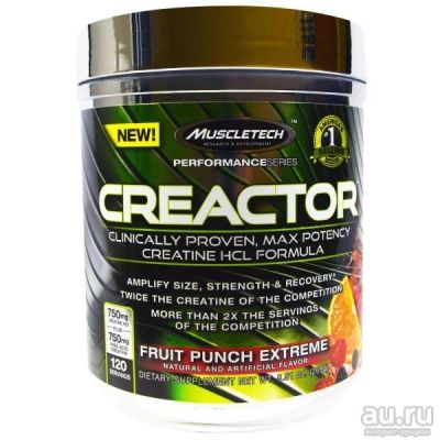 Лот: 8887453. Фото: 1. креатин hcl, Muscletech Creactor... Спортивное питание, витамины