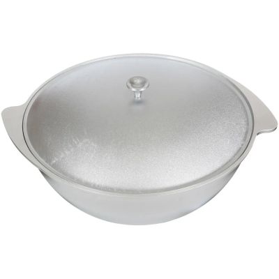 Лот: 24098187. Фото: 1. Казан алюминий, 9 л, с крышкой... Жаровни, казаны