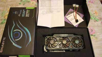 Лот: 7152567. Фото: 1. Gigabyte GeForce GTX 770 (2048... Видеокарты