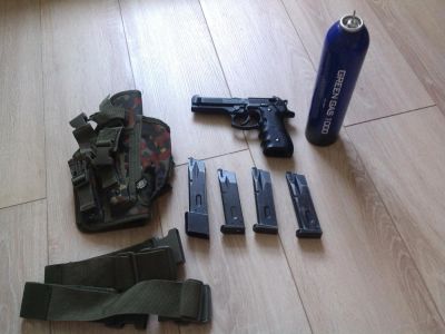 Лот: 7399030. Фото: 1. Tokyo Marui Beretta M92F 6мм. Пейнтбол, страйкбол