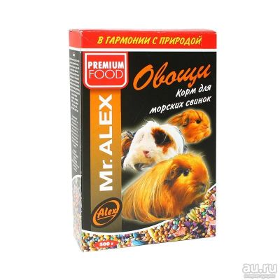 Лот: 10400344. Фото: 1. Корм mr. Alex овощи для морских... Корма