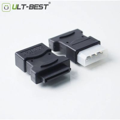 Лот: 11346363. Фото: 1. Переходник SATA 15P F to Molex... Шлейфы, кабели, переходники