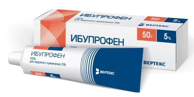 Лот: 25224456. Фото: 1. Ибупрофен-Вертекс гель 5% 50г. Лекарства
