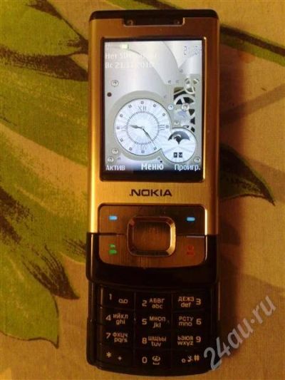 Лот: 632171. Фото: 1. NOKIA 6500 SLIDE обмен не интересен. Кнопочные мобильные телефоны