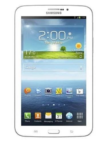 Лот: 3544910. Фото: 1. samsung Tab 3 на гарантии . треснуло... Смартфоны