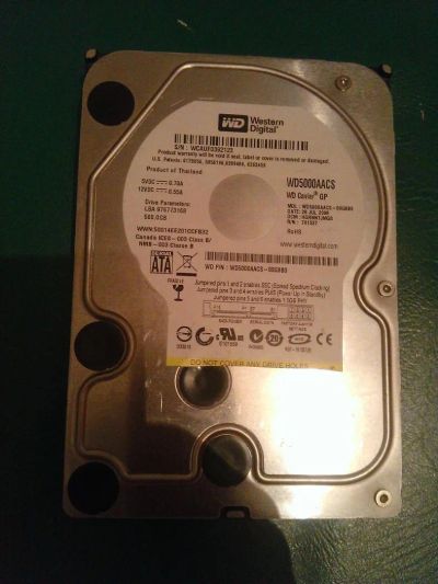 Лот: 10239544. Фото: 1. HDD 500Gb WD (зеленая серия). Жёсткие диски