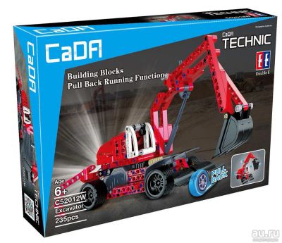 Лот: 15135716. Фото: 1. Конструктор Экскаватор, CaDA technic... Конструкторы