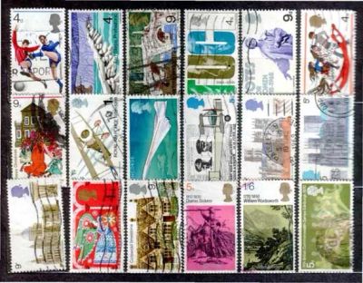 Лот: 25806250. Фото: 1. Англия 1966-70_В7. Марки