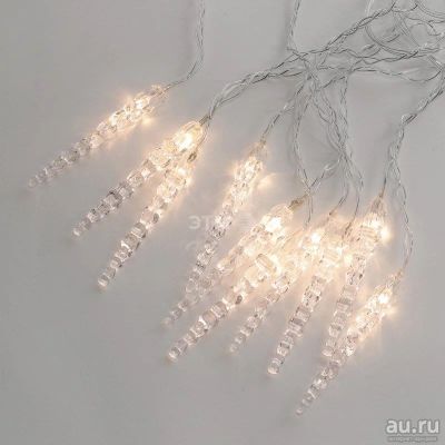 Лот: 18347861. Фото: 1. Гирлянда LED Сосульки. Гирлянды, шарики, новогодние аксессуары