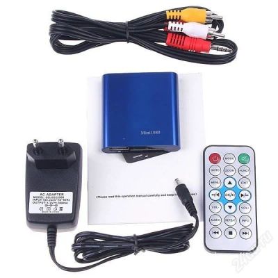 Лот: 1112562. Фото: 1. Mini Media Player MKV/RM/RMVB... DVD, Blu-Ray плееры