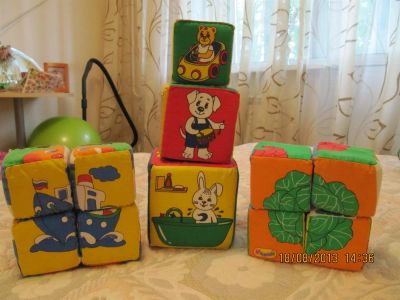 Лот: 3077213. Фото: 1. Кубики мякиши одним лотом. Для младенцев