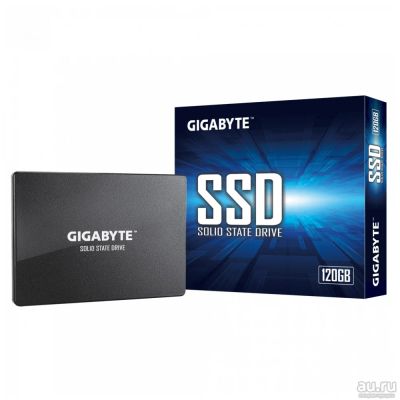 Лот: 17846630. Фото: 1. SSD SATA 120Gb 2.5" Gigabyte GP-GSTFS31120GNTD... SSD-накопители