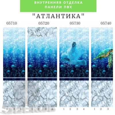 Лот: 19068207. Фото: 1. Стеновые панели ПВХ Атлантика... Другое (отделочные материалы)