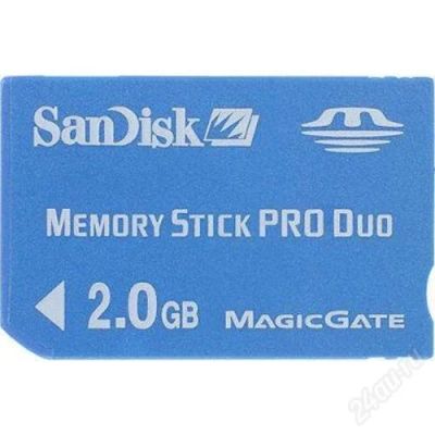 Лот: 2583016. Фото: 1. Флэшка Memory Stick PRO Duo с... Карты памяти