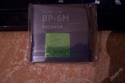 Лот: 1260029. Фото: 1. батарея nokia bp-6m 1070 mah 3... Аккумуляторы