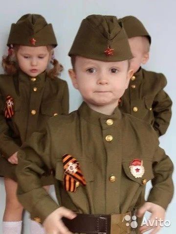 Лот: 7464498. Фото: 1. Детская пилотка на парад 9 мая... Детские карнавальные, праздничные костюмы