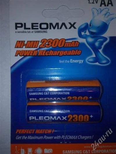 Лот: 2125609. Фото: 1. Аккумулятор АА Samsung 2300 mAh. Батарейки, аккумуляторы, элементы питания