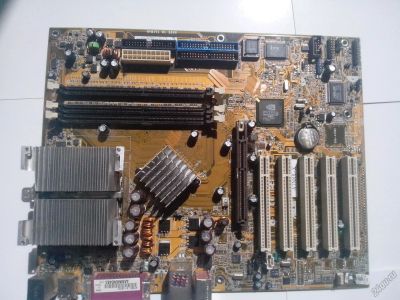 Лот: 5624488. Фото: 1. ASUS A7N8X-X + неизвестный процессор. Материнские платы