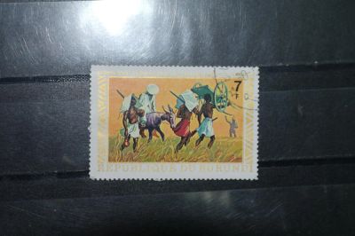 Лот: 4181814. Фото: 1. с рубля марка25 Бурунди. Марки