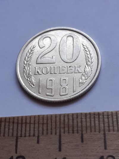 Лот: 20629609. Фото: 1. (№15365) 20 копеек 1981 год (Советская... Россия и СССР 1917-1991 года