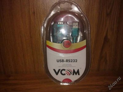 Лот: 2642633. Фото: 1. VCOM USB-RS232. Шлейфы, кабели, переходники