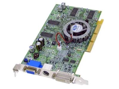 Лот: 3908085. Фото: 1. ATI Radeon 9000 Pro 64M, DVI VGA... Видеокарты