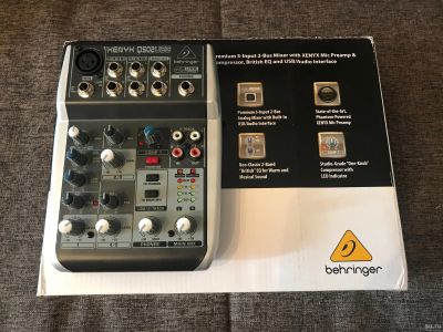 Лот: 17553502. Фото: 1. USB микшер Behringer Xenyx Q502... Микшеры, предусилители, микрофонные эффекты