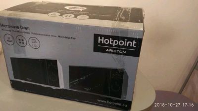 Лот: 12535858. Фото: 1. Новая микроволновка Hotpoint Ariston. Микроволновки, мини-печи