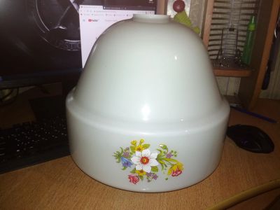 Лот: 17256589. Фото: 1. Плафон стеклянный с рисунком. Комплектующие