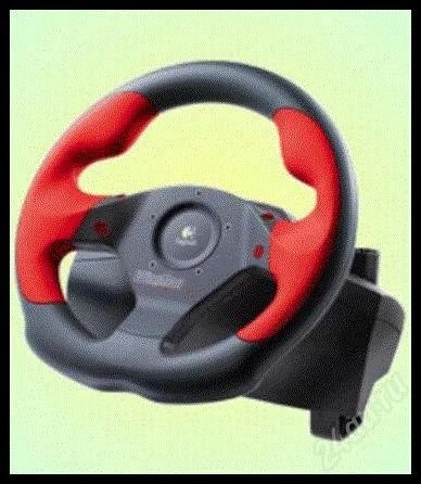 Лот: 1052689. Фото: 1. Руль Logitech Wingman Formula... Рули, джойстики