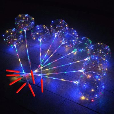 Лот: 11690605. Фото: 1. Светящиеся LED шары на палке светящийся... Воздушные шары