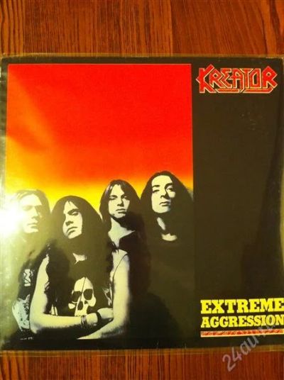 Лот: 869234. Фото: 1. KREATOR "EXTREME AGRESSION" LP... Аудиозаписи