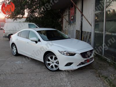 Лот: 6462167. Фото: 1. Клыки переднего бампера, Mazda... Детали тюнинга
