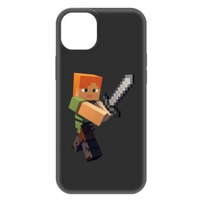 Лот: 25053474. Фото: 1. Чехол Krutoff Soft Case Minecraft... Чехлы, бамперы