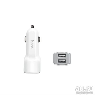Лот: 18182005. Фото: 1. Адаптер АЗУ HOCO Z23 2USB. Другое (оснащение, оборудование, аксессуары)