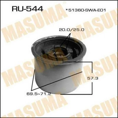 Лот: 18592194. Фото: 1. Сайлентблок masuma cr-v v2000... Ходовая, подвеска, рулевое управление