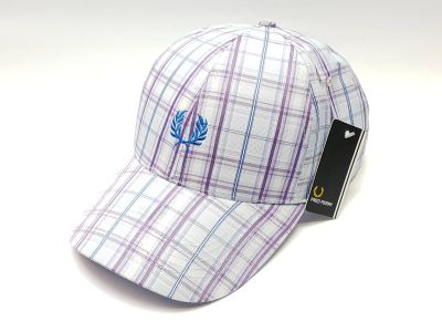 Лот: 14349755. Фото: 1. Бейсболка кепка Fred Perry (клетка... Головные уборы
