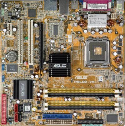 Лот: 10415549. Фото: 1. материнская плата Asus P5LD2-VM. Материнские платы