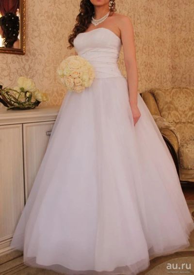 Лот: 7701754. Фото: 1. Свадебное платье 42-44 размер. Свадебные платья