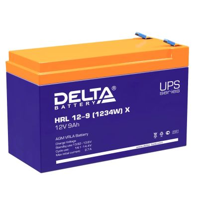 Лот: 20036476. Фото: 1. Аккумулятор Delta HRL 12-9 X... ИБП, аккумуляторы для ИБП