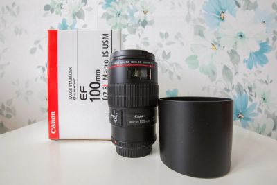 Лот: 7020956. Фото: 1. Canon EF 100mm f/2.8L Macro. Объективы