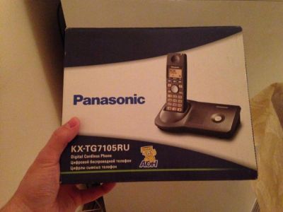 Лот: 5129456. Фото: 1. Panasonic KX-TG 7105 RU. Телефоны CDMA