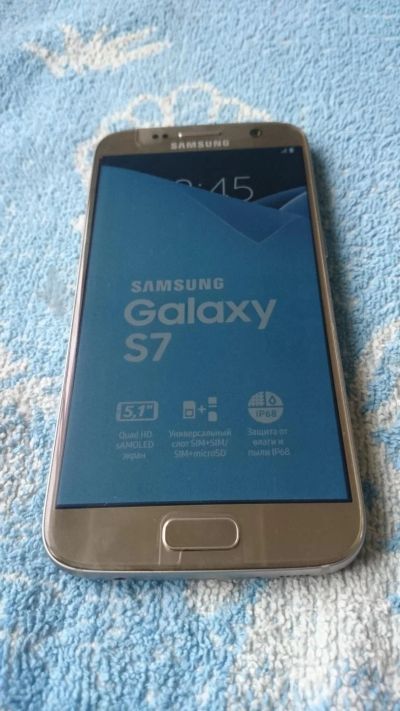 Лот: 7177033. Фото: 1. Samsung Galaxy S7 32gb Ослепительная... Смартфоны