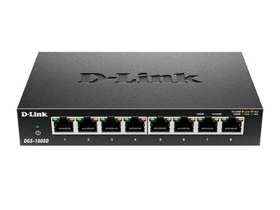 Лот: 17438614. Фото: 1. Коммутатор D-LINK DGS-1008D. Коммутаторы