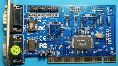 Лот: 24394534. Фото: 1. Контроллер PCI to COM RS-232 Moschip... Платы расширения, контроллеры, доп. порты