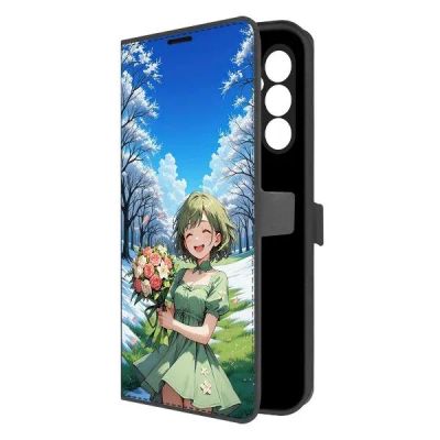 Лот: 25135205. Фото: 1. Чехол Krutoff Eco Book "Аниме... Чехлы, бамперы